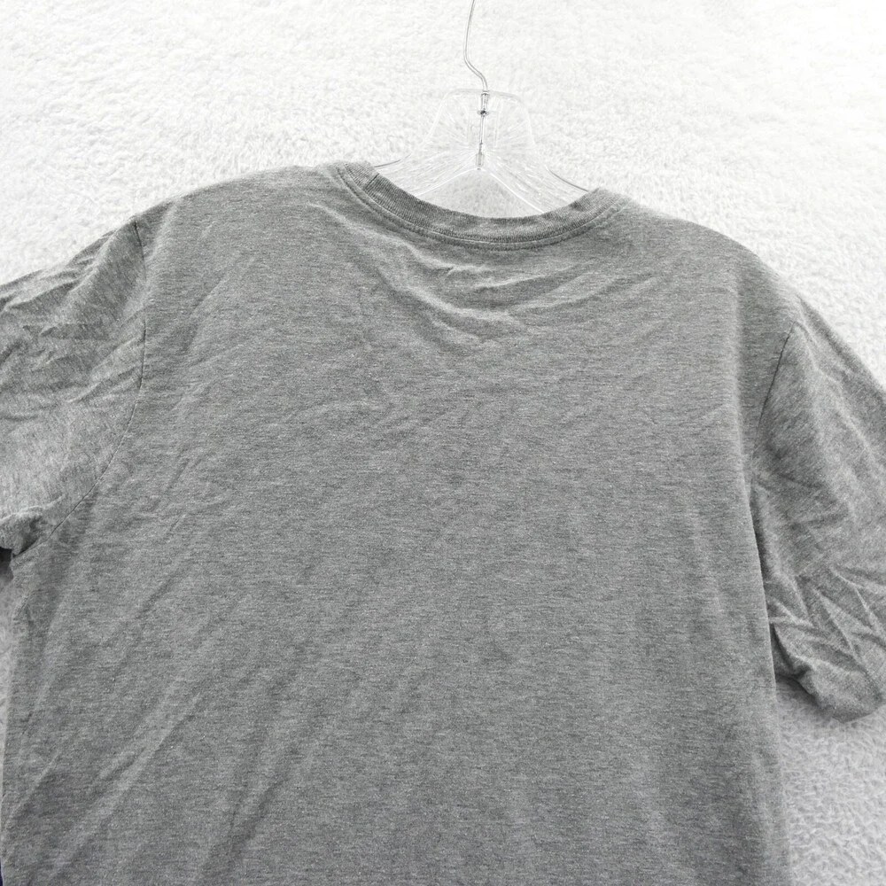 New England Patriots Shirt Men Medium Gray Athletic Super Bowl XLIX NFL Football